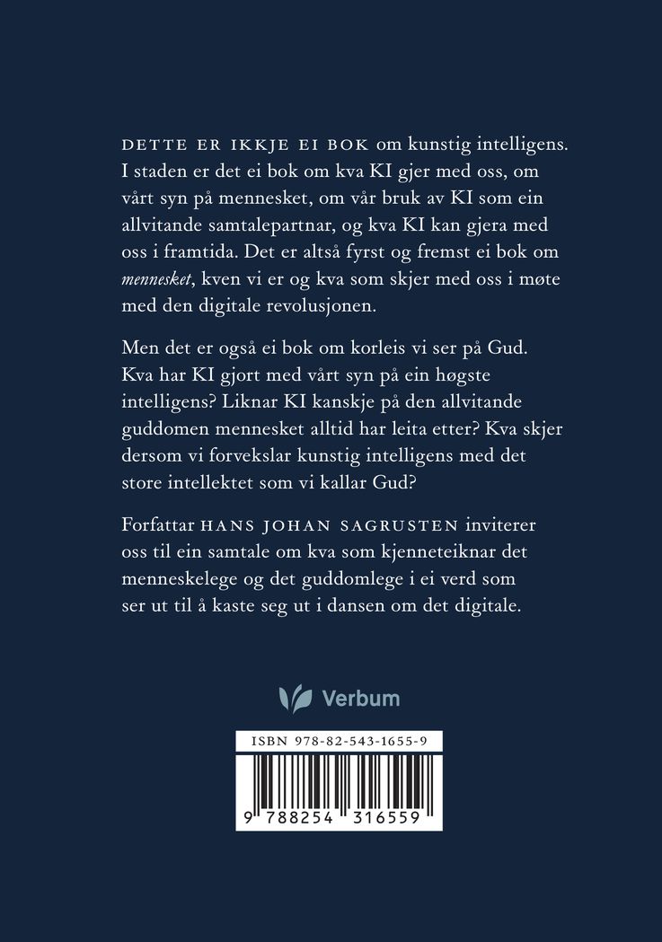 Når KI blir gud - kva er då eit menneske?