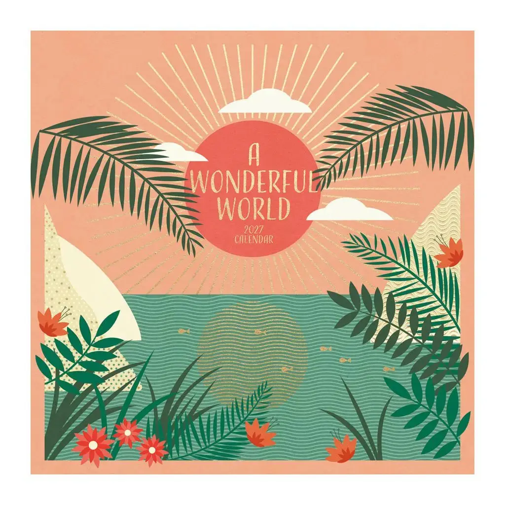 Kalender 2027 30x30 Wonderful world, Orchard Design