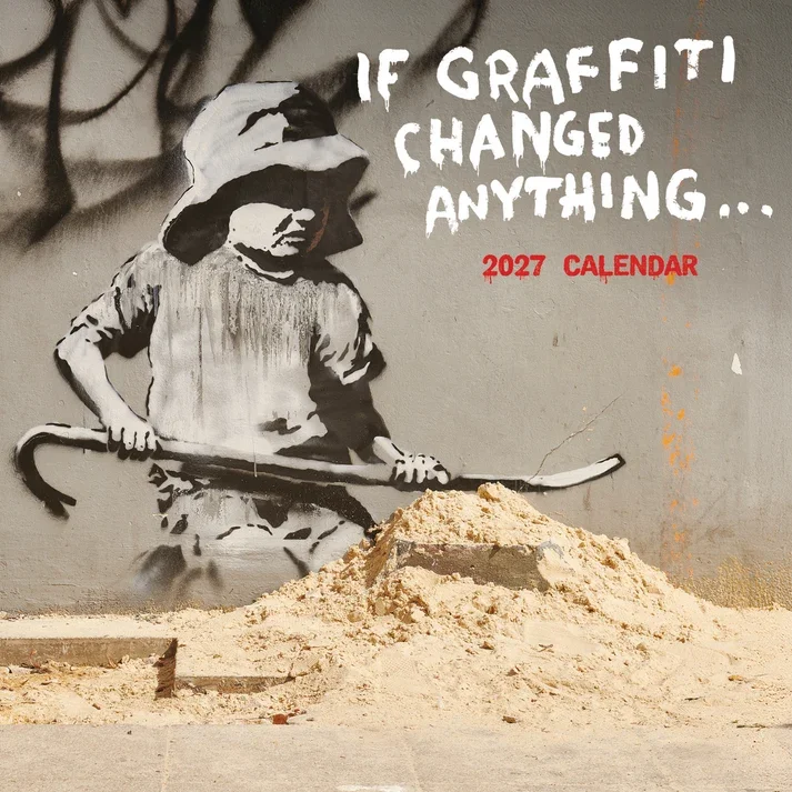 Kalender 2027 30x30 Banksy