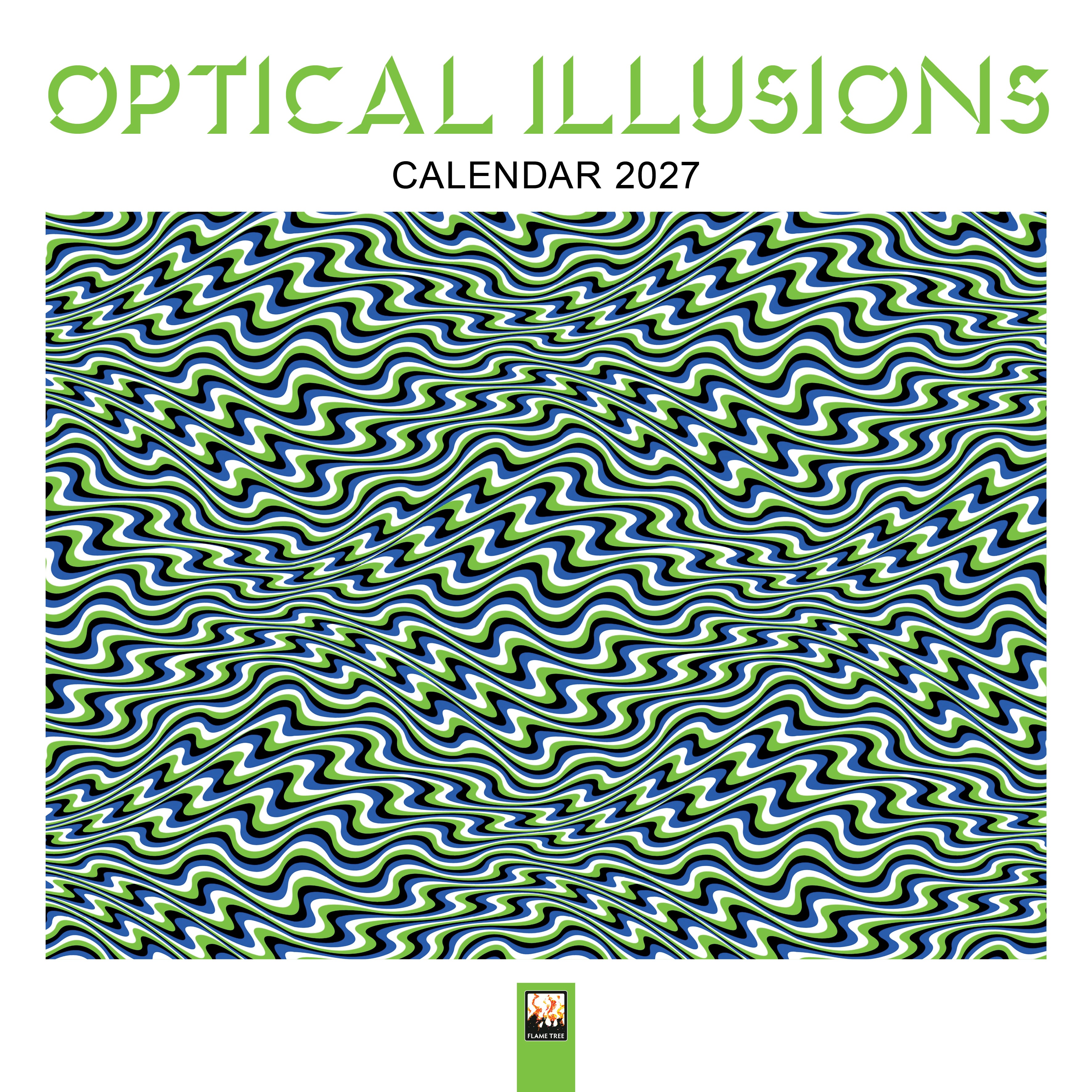 Kalender 2027 30x30 Optical Illusions