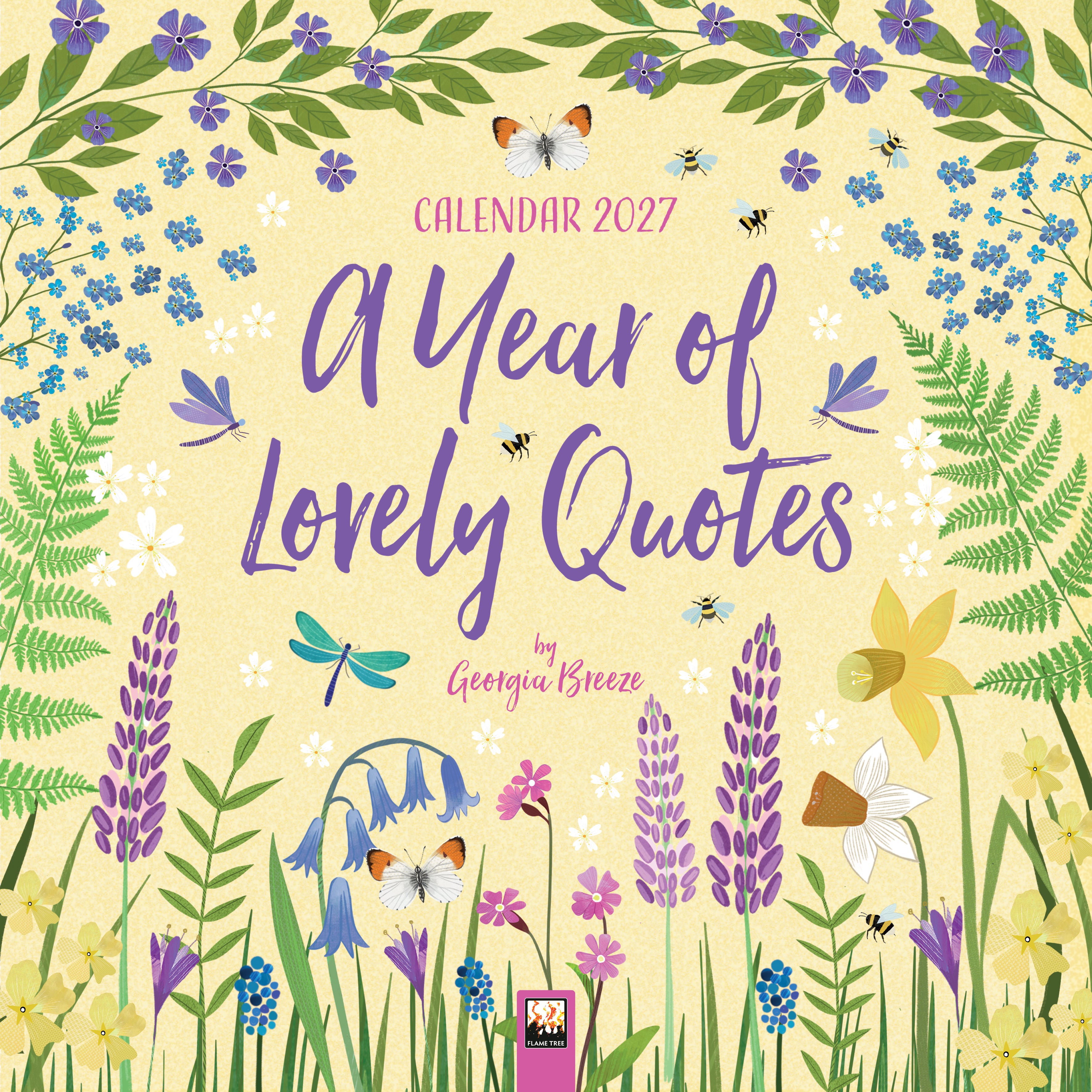Kalender 2027 30x30 A Year of Lovely Quotes