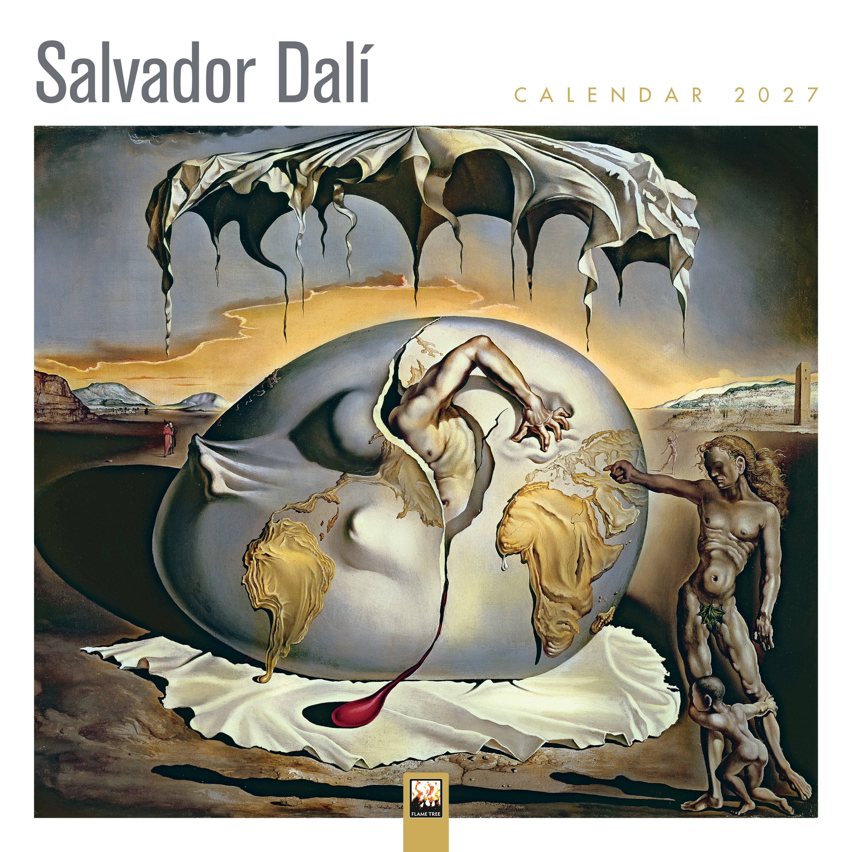 Kalender 2027 30x30 Salvador Dali