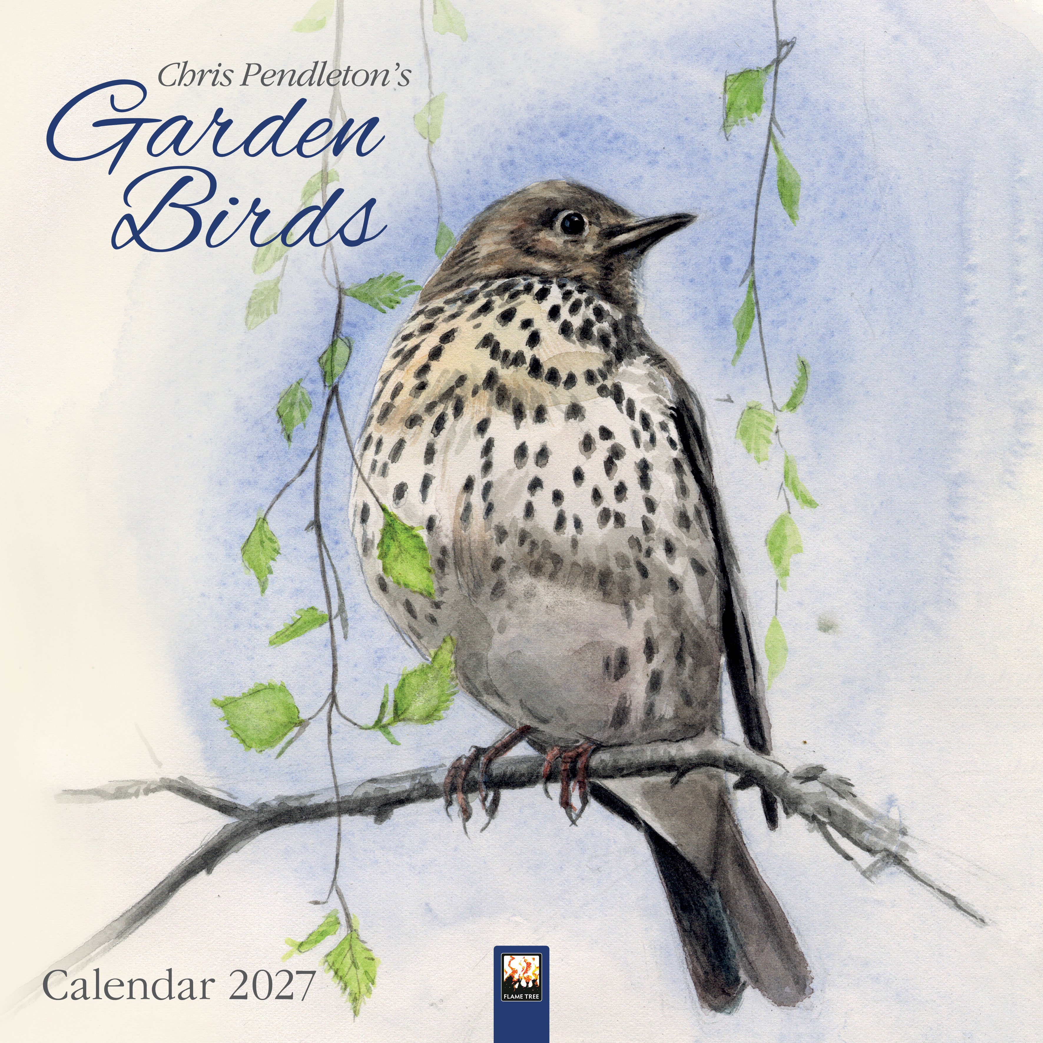 Kalender 2027 30x30 Chris Pendletons Garden Birds