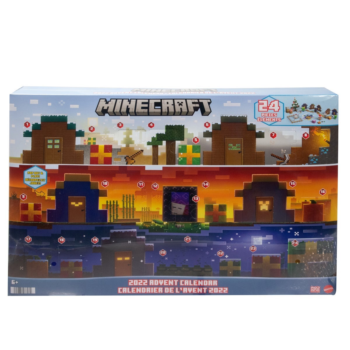 Adventskalender Minecraft Mob Head Minis 2022