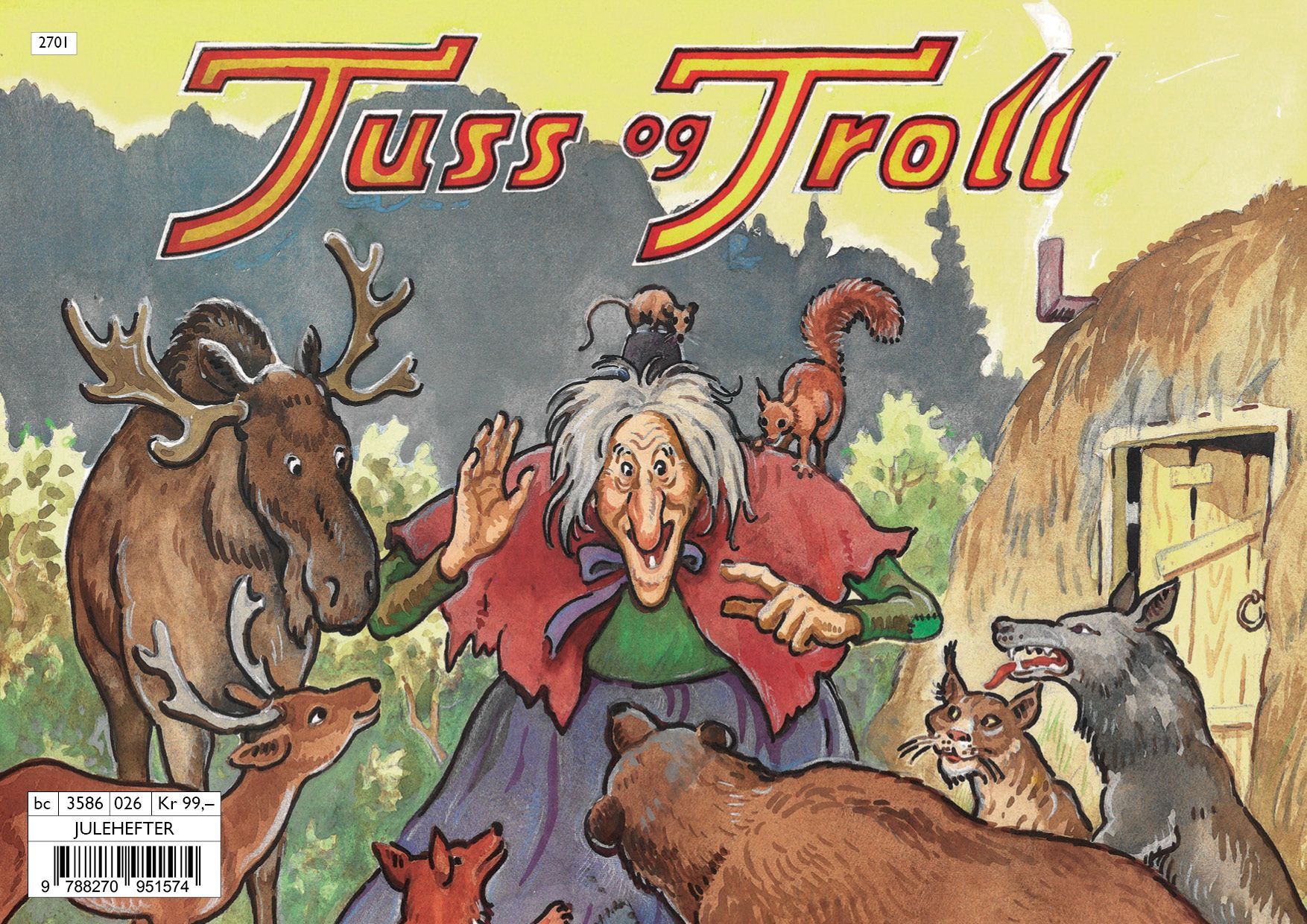 Tuss og Troll julehefte 2026 av Ivan Emberland, Øyvind Sveen, Gard Espeland, Johannes Farestveit