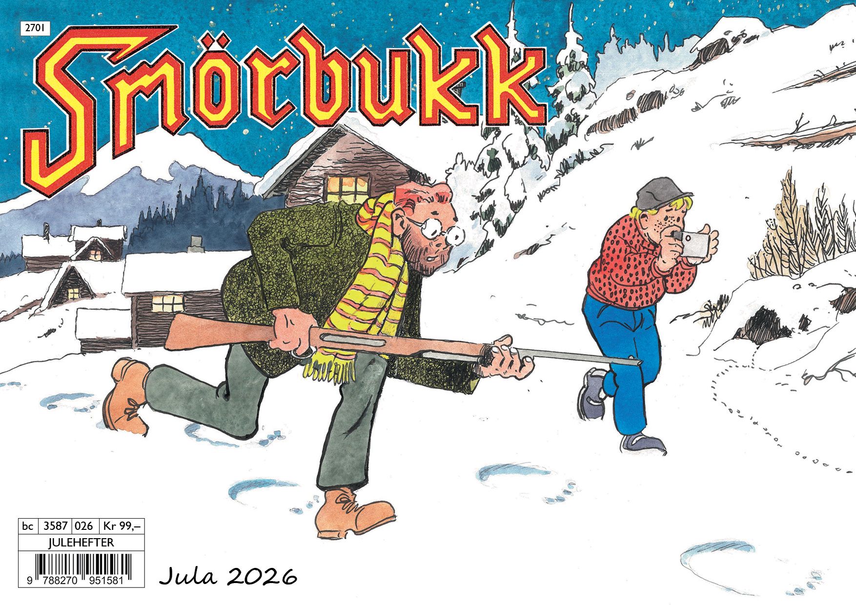 Smørbukk julehefte 2026 av Håkon Aasnes, Johannes Farestveit