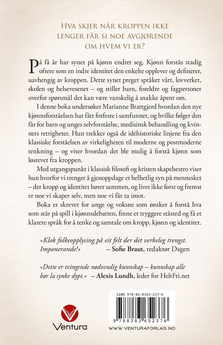 Kjønn - gitt eller selvskapt?