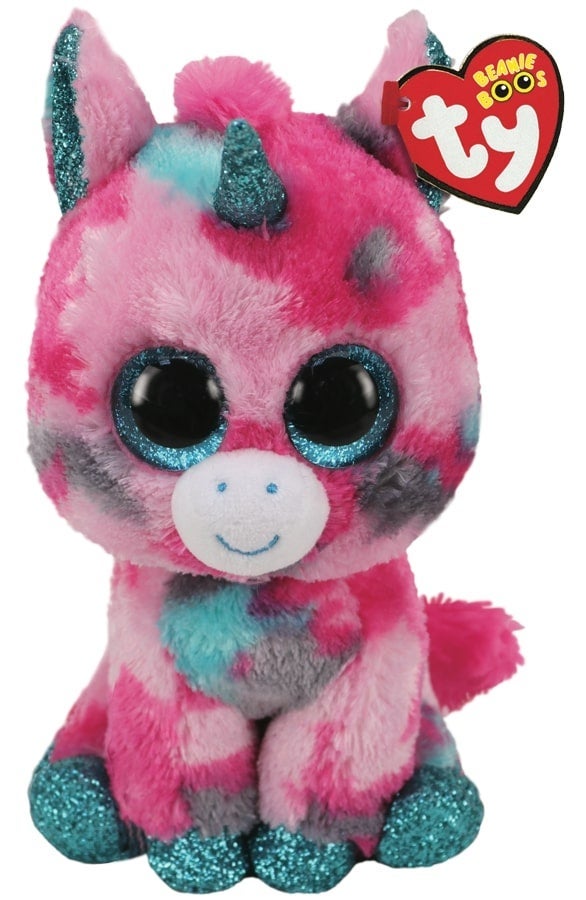 Bamse TY Gumball Unicorn Rosa Aqua Regular