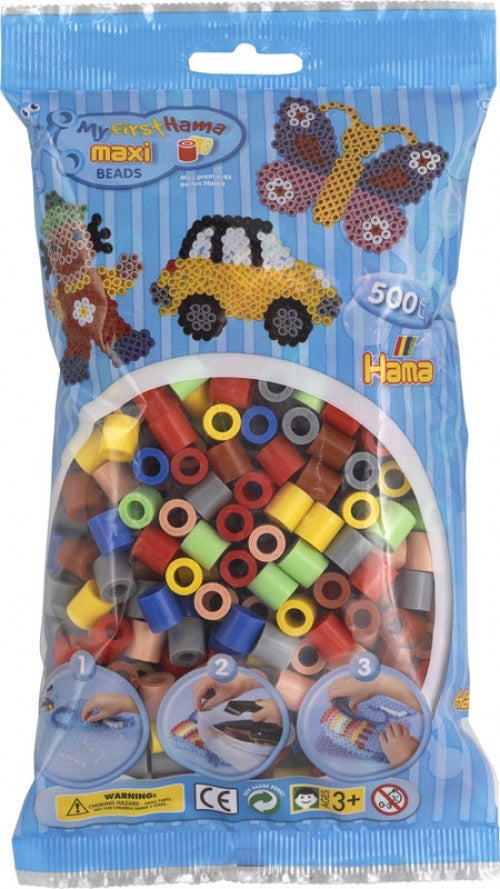 Hama Maxi Perler 500 Stk Mix 69