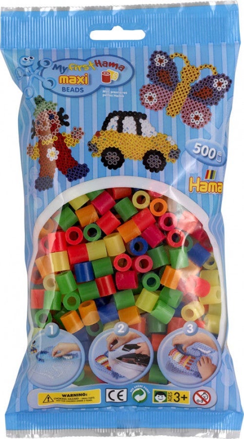 Hama Maxi Perler 500 Stk Mix 51