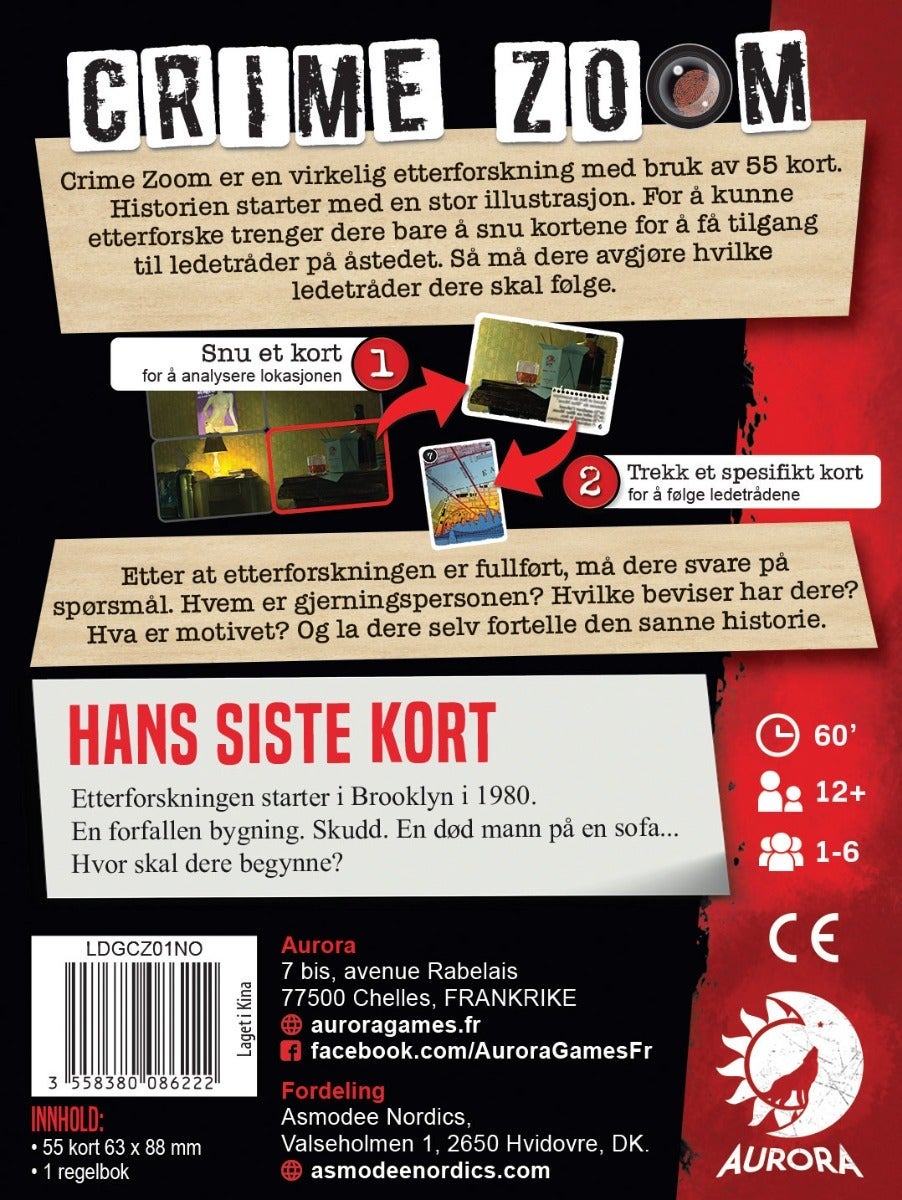 Spill Crime Zoom Case 1 No