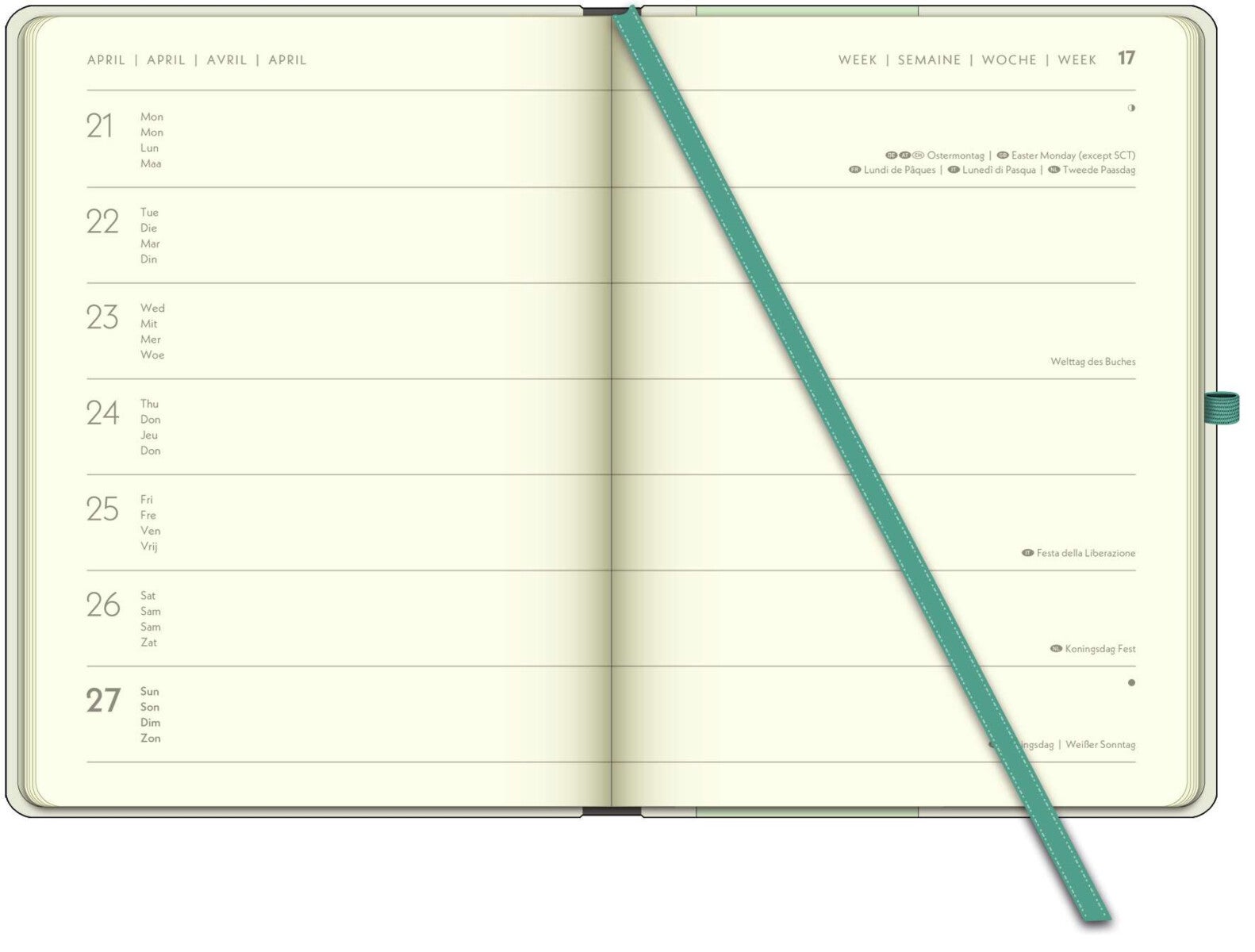 Agenda 2025 Green Vibes 16x22cm