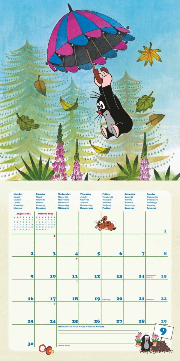 Kalender 2024 The Mole 30x30cm