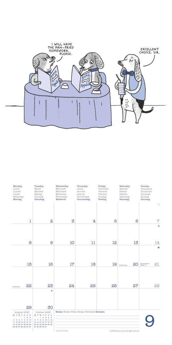 Kalender 2025 A Dogs Life 30x30cm