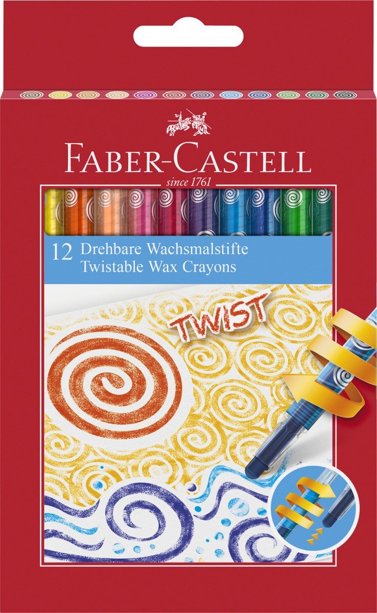 Fargestift Faber Skrublyanter 12 Pk