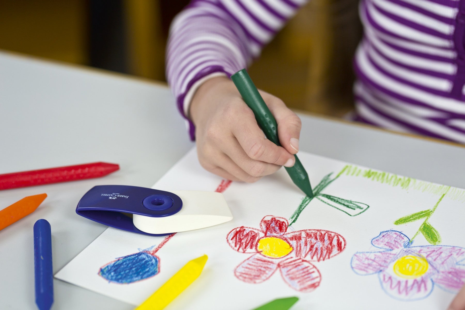 Fargestift Faber Jumbo Grip 12 Pk