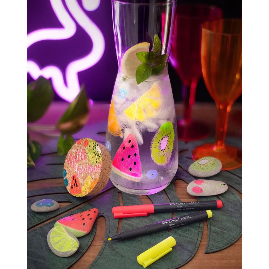 Tegnesett Faber Neon 6stk