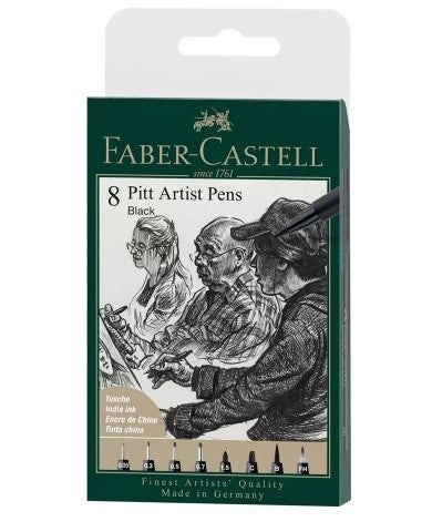 Tegnesett Pitt Artist Penn 8 Stk