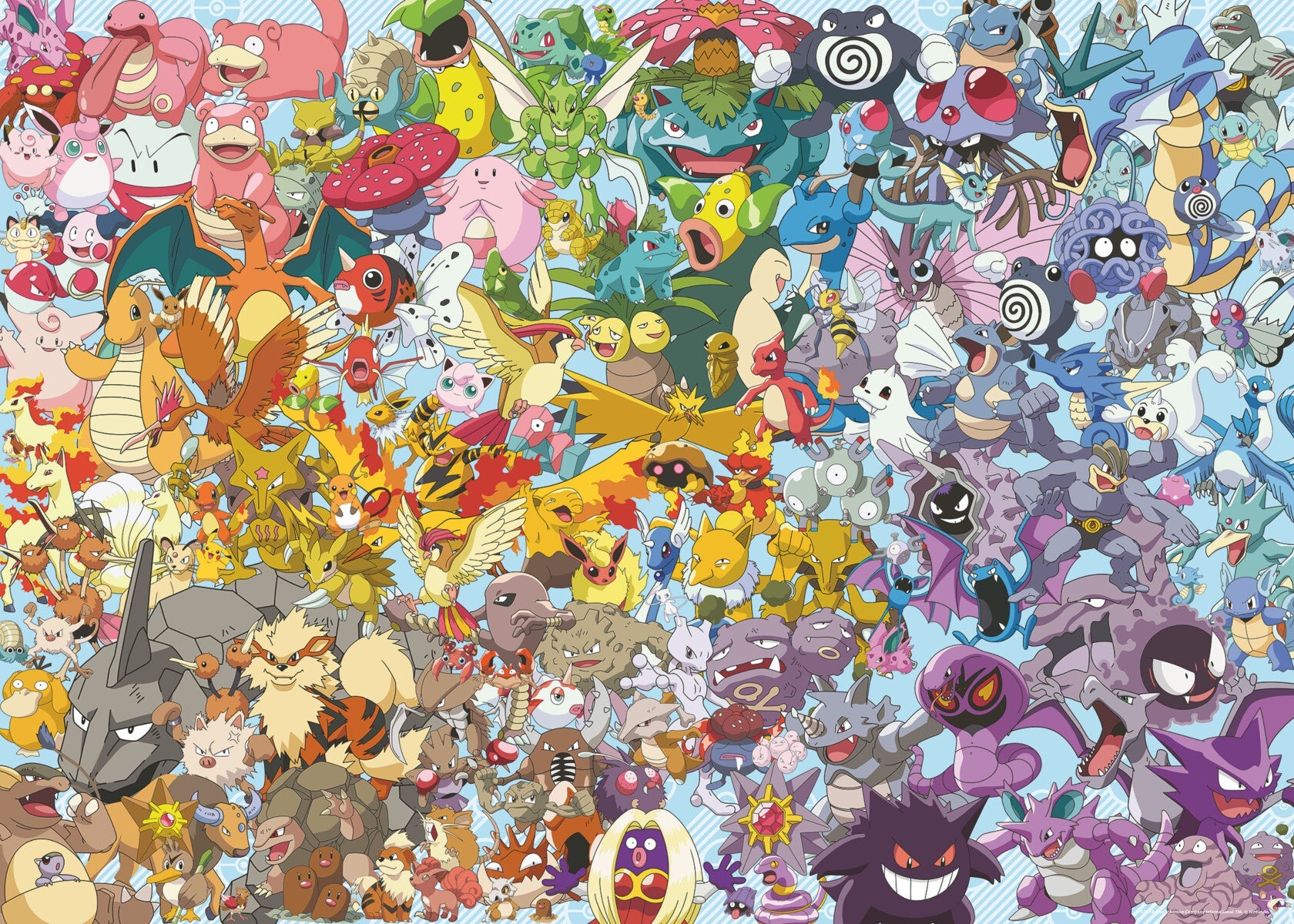 Puslespill 1000 Pokèmon Ravensburger