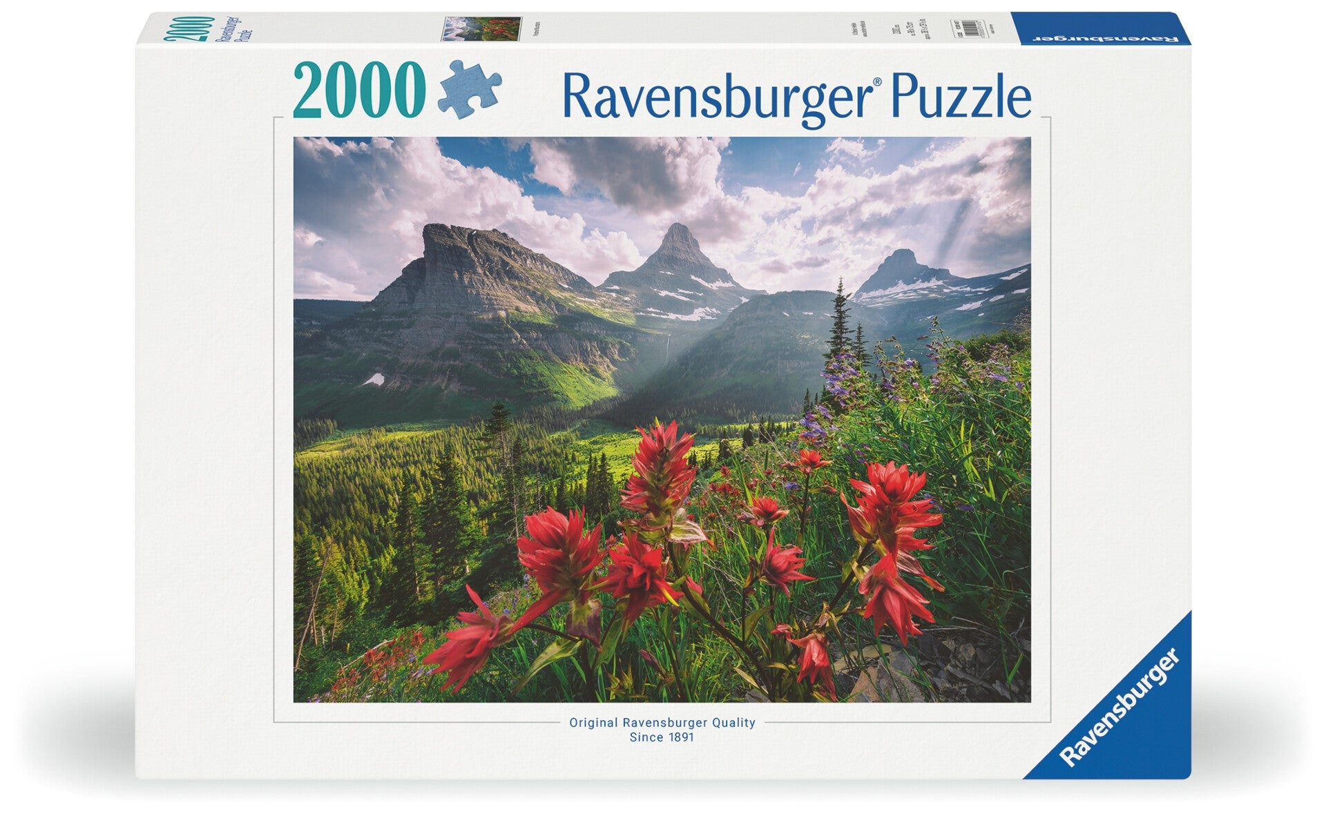 Puslespill 2000 Uberørte Fjell Ravensburger
