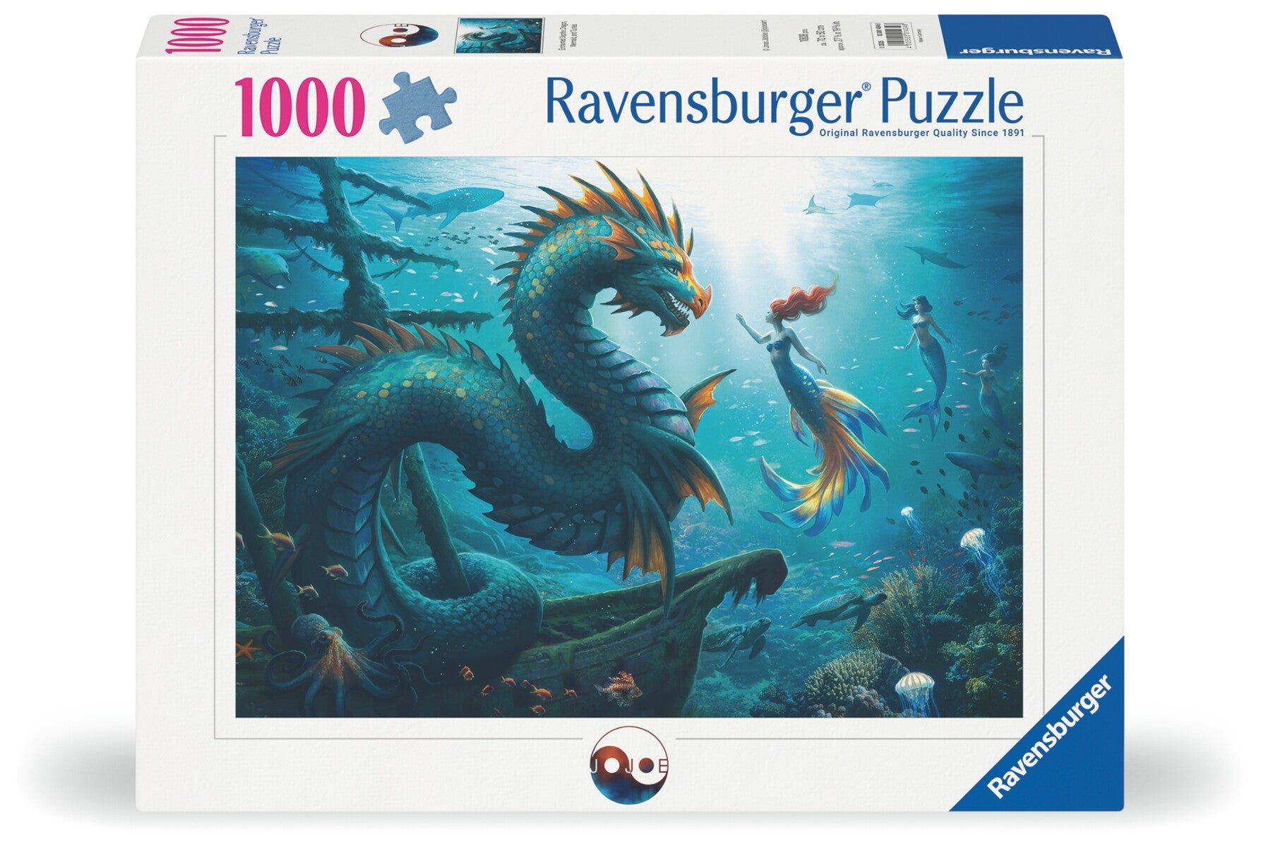 Puslespill 1000 Drage Og Havfrue Ravensburger