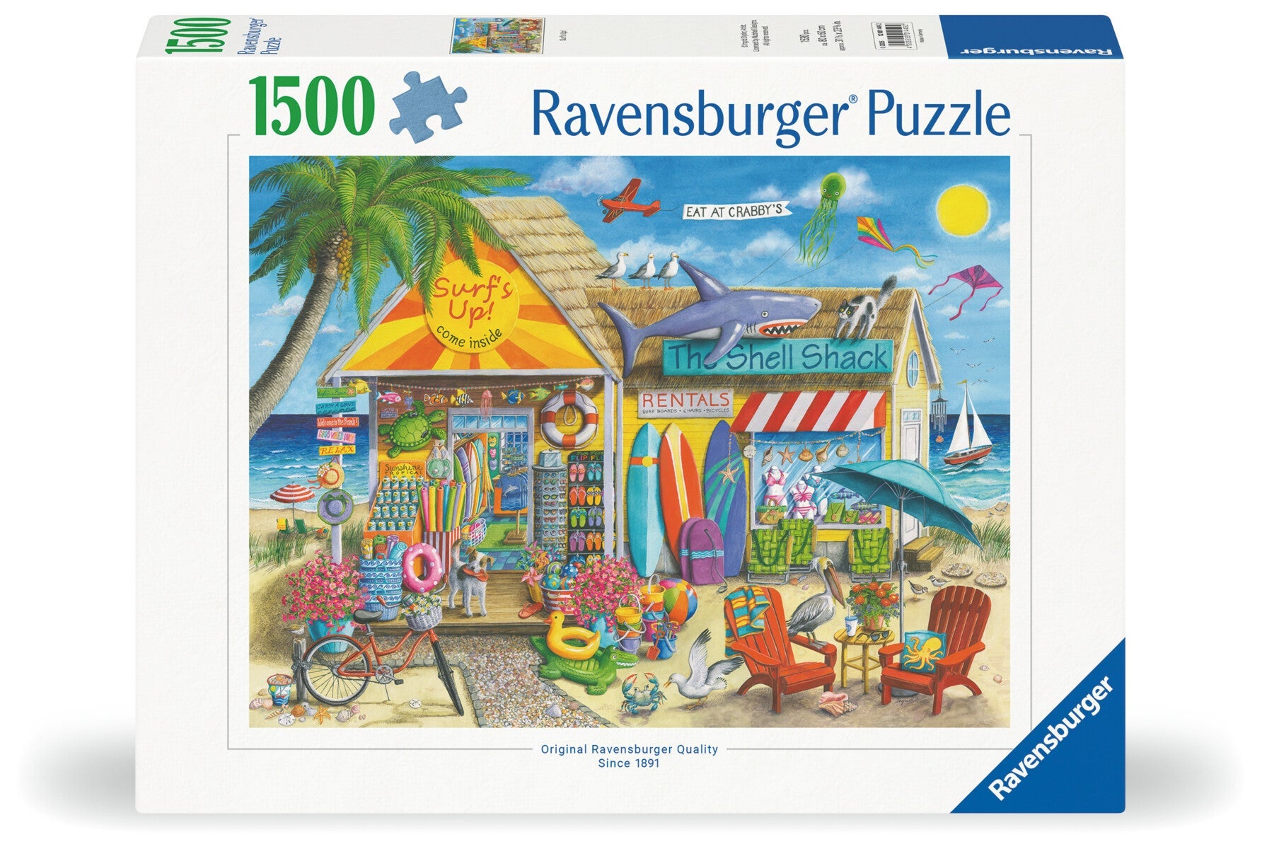 Puslespill 1500 Surfs Up Ravensburger