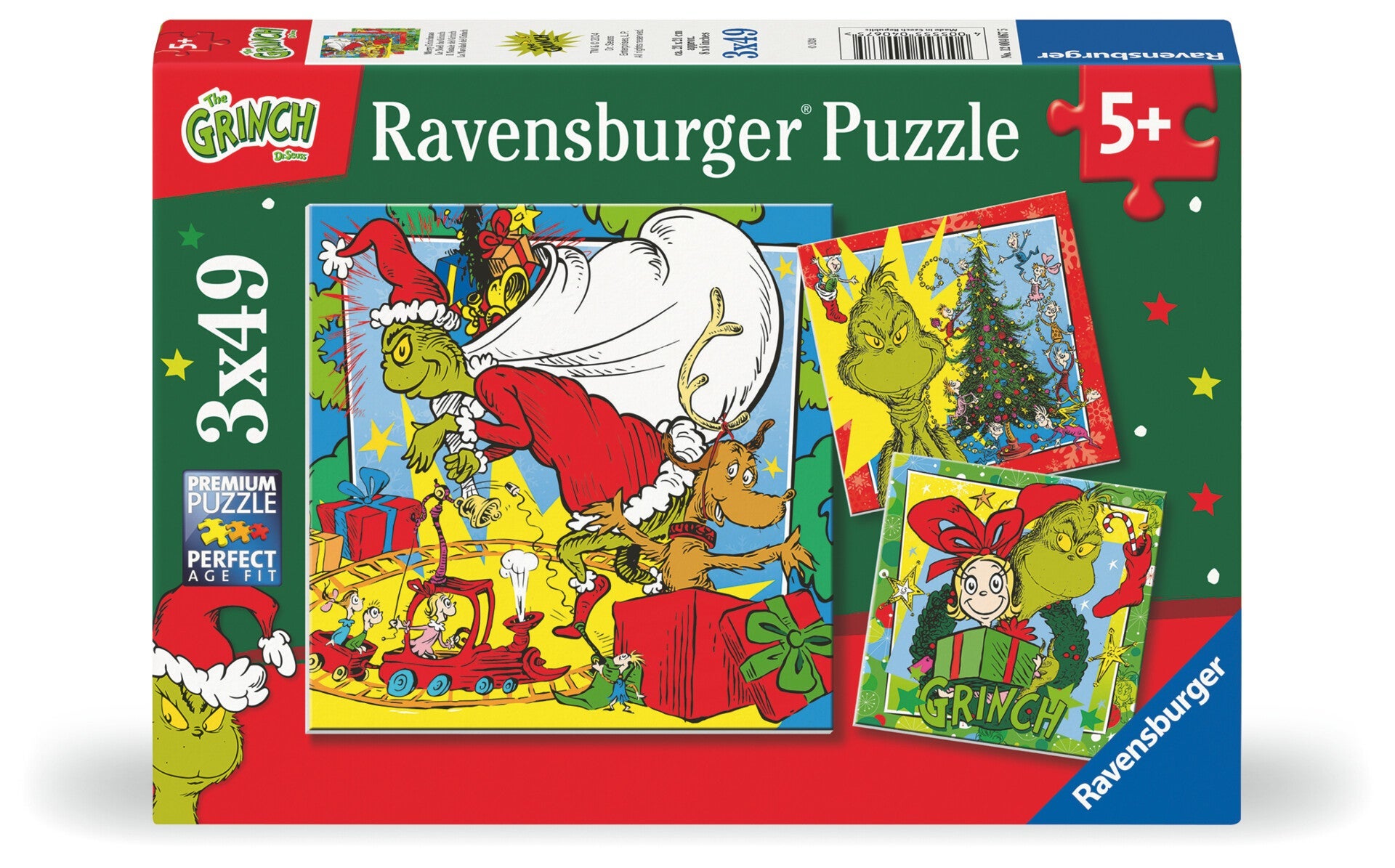 Puslespill 3X49 Grinch Ravensburger
