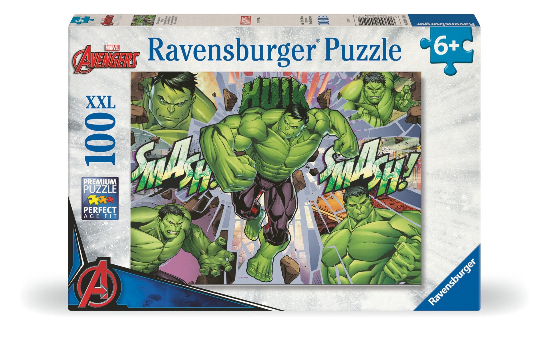 Puslespill 100 Marvel Hulk Xxl Ravensburger