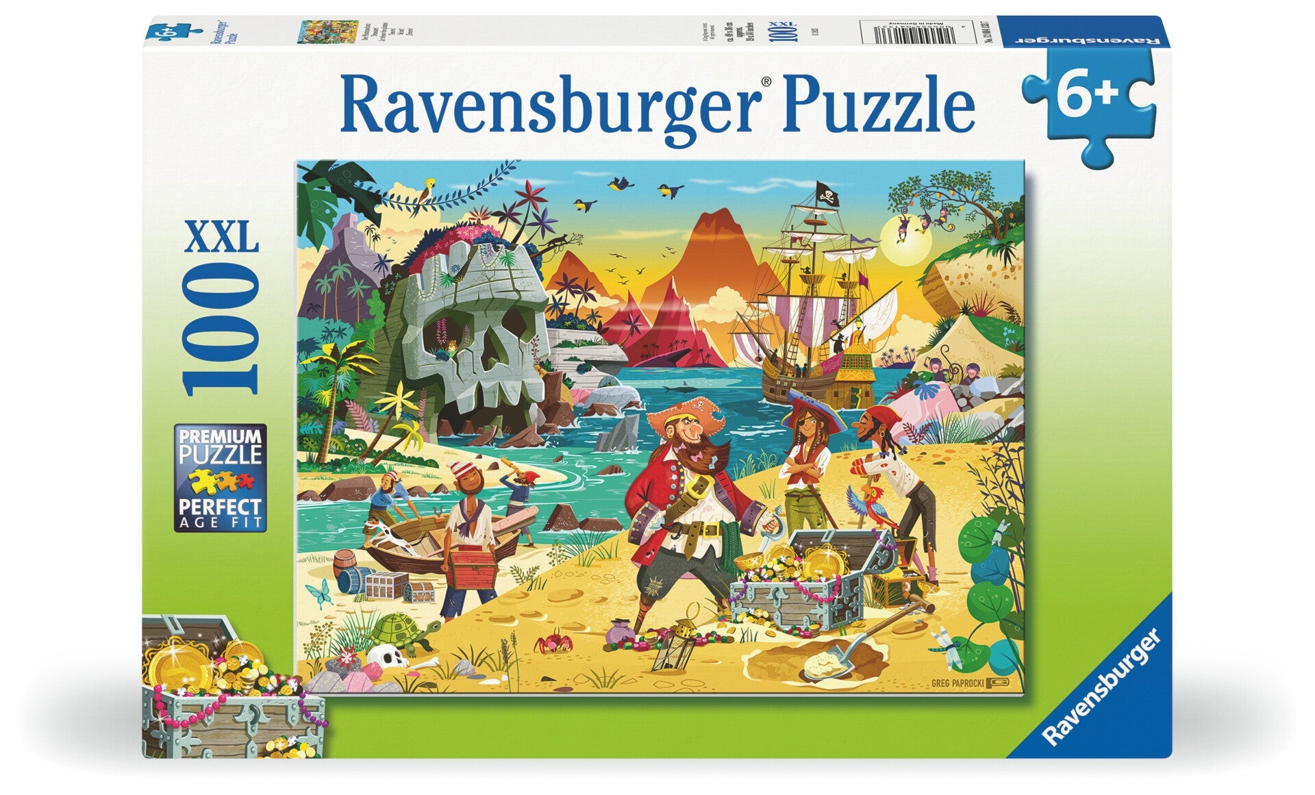 Puslespill 100 Skatt Ravensburger