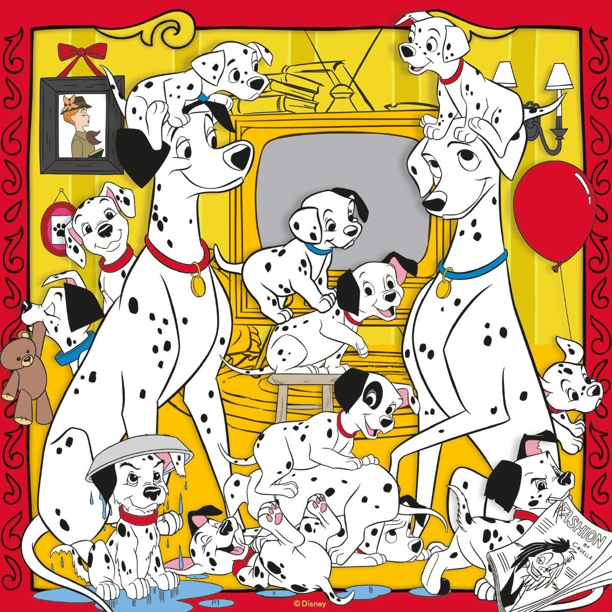 Puslespill 3x49 Dyr Moro Ravensburger