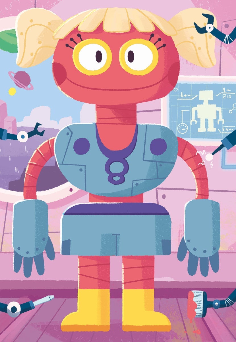 Puslespill 3x24 Roboter Ravensburger