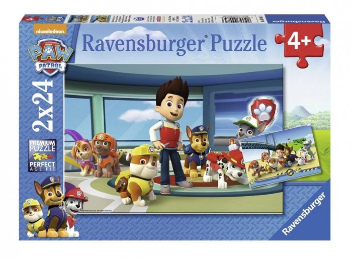 Puslespill 2X24 Paw Patrol Ravensburger
