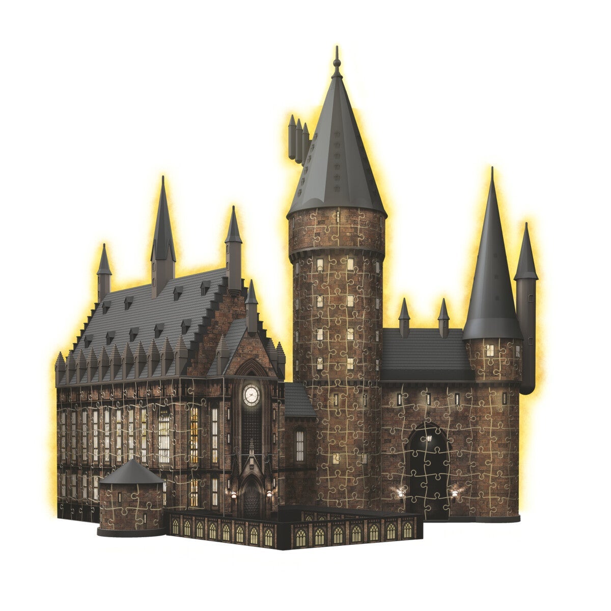 Puslespill 3D 540 Galtvort slott m/lys Ravensburger