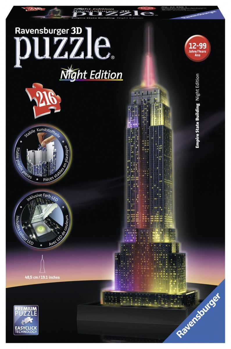 Puslespill 3D 216 Empire State Building Ravensburger