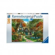 Puslespill 500 Hytte På Høsten Ravensburger