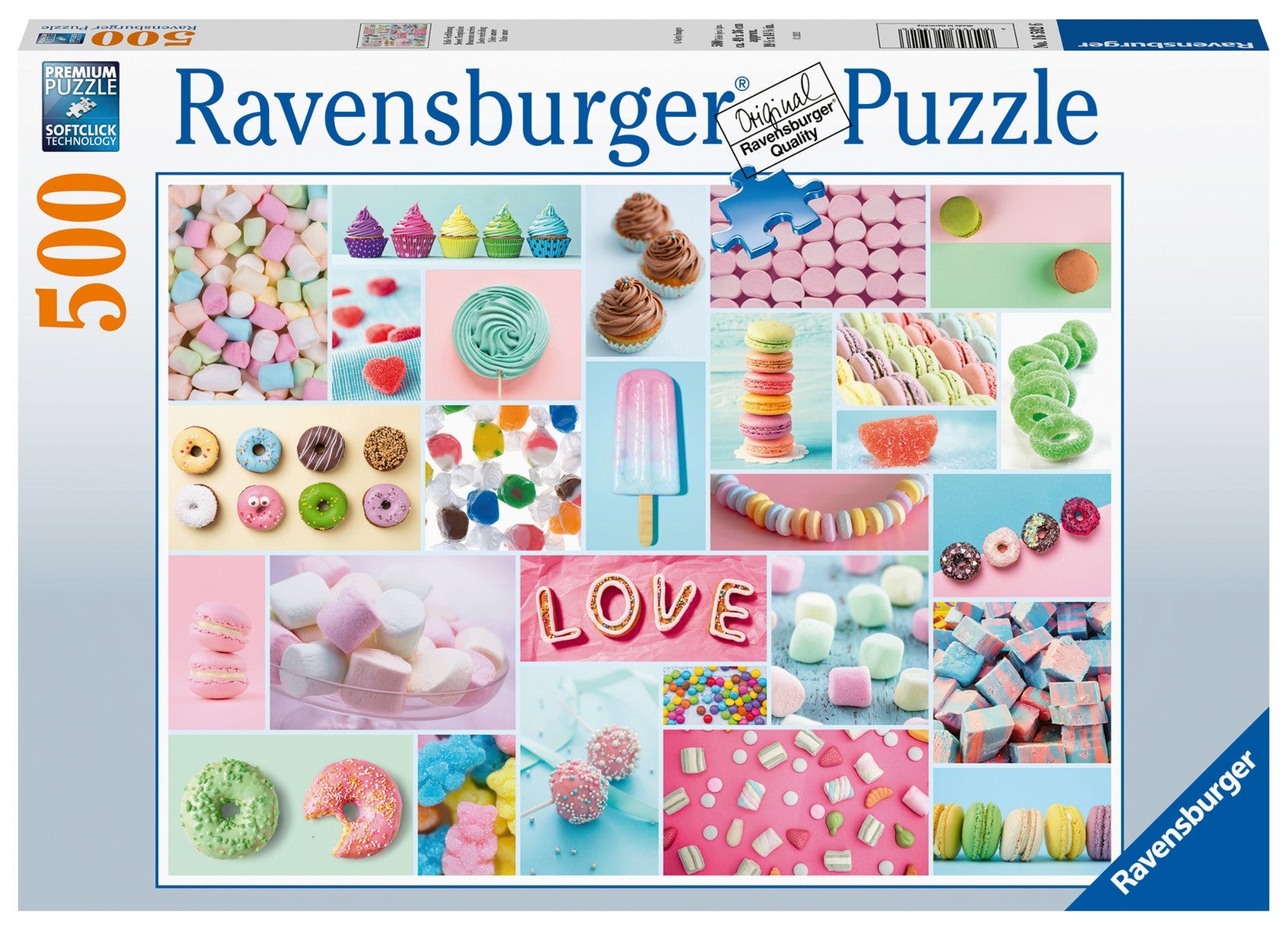 Puslespill 500 Søtsaker Ravensburger