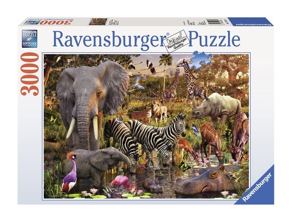 Puslespill 3000 Afrikanske Dyr Ravensburger