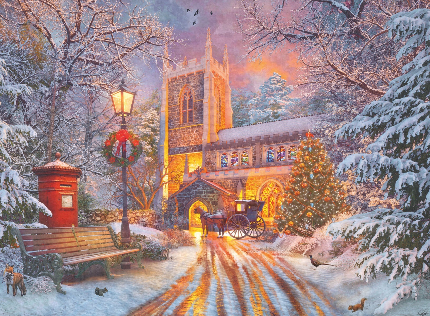 Puslespill 500 Magisk Jul Starline Ravensburger