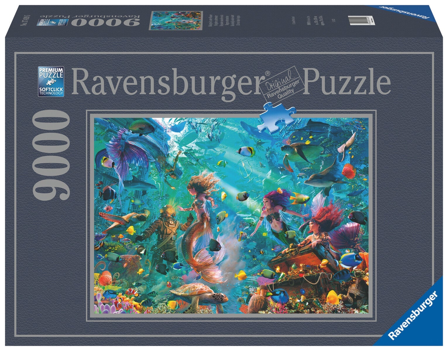 Puslespill 9000 Rike under vann Ravensburger