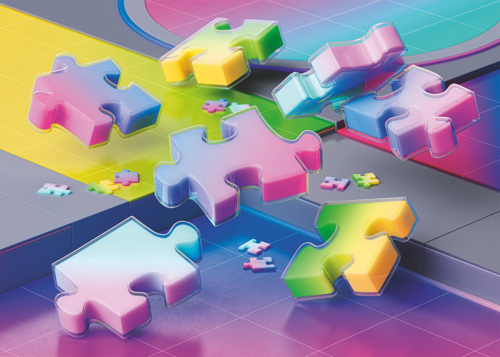 Puslespill 1000 Fantastisk Foss Ravensburger