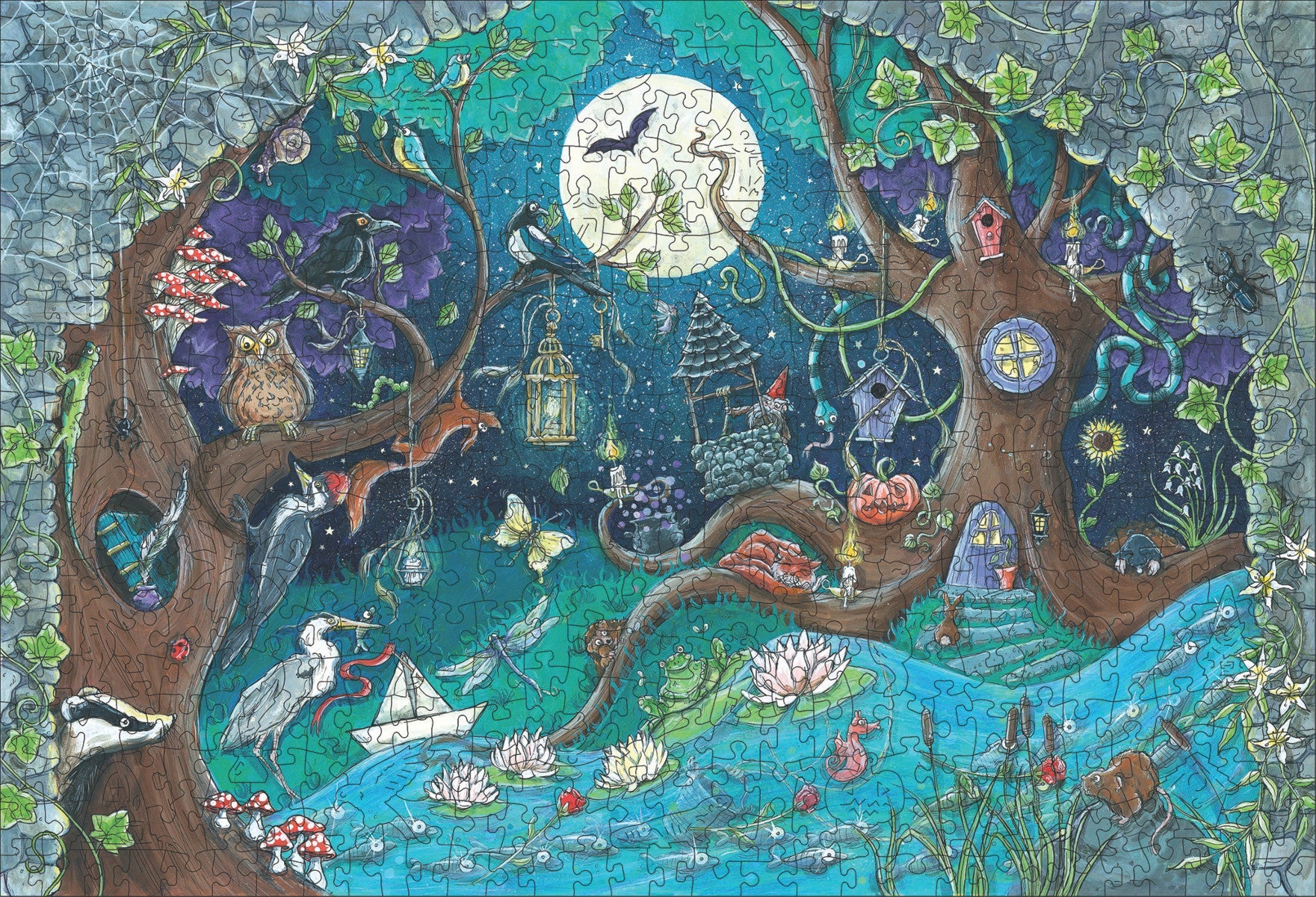 Trepuslespill 500 Fantasiskogen Ravensburger