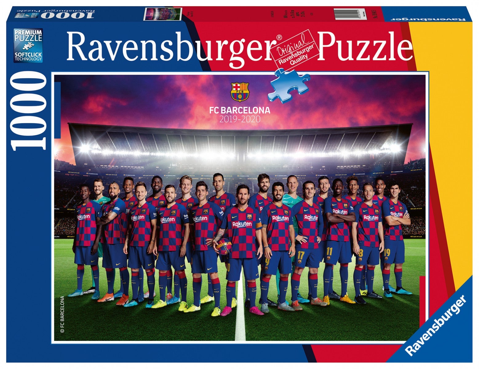 Puslespill 1000 Fc Barcelona Ravensburger