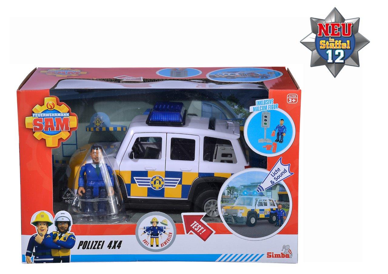 Sam Police Car With Figurine
