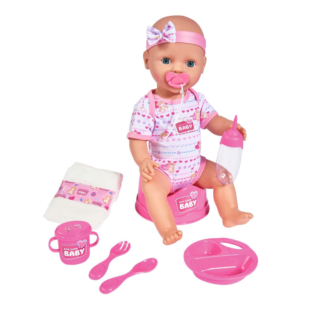 New Baby Born dukke m/funksjon 43 cm