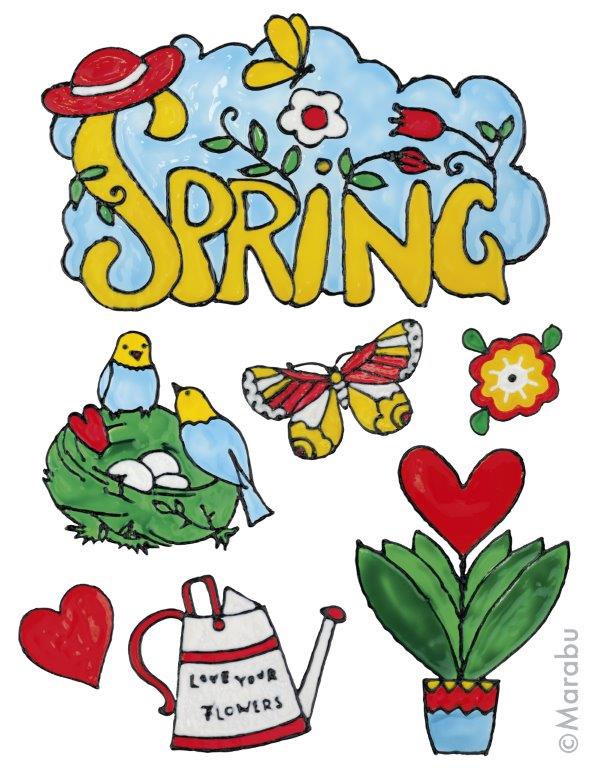 Hobbyeske Marabu Window Color Spring