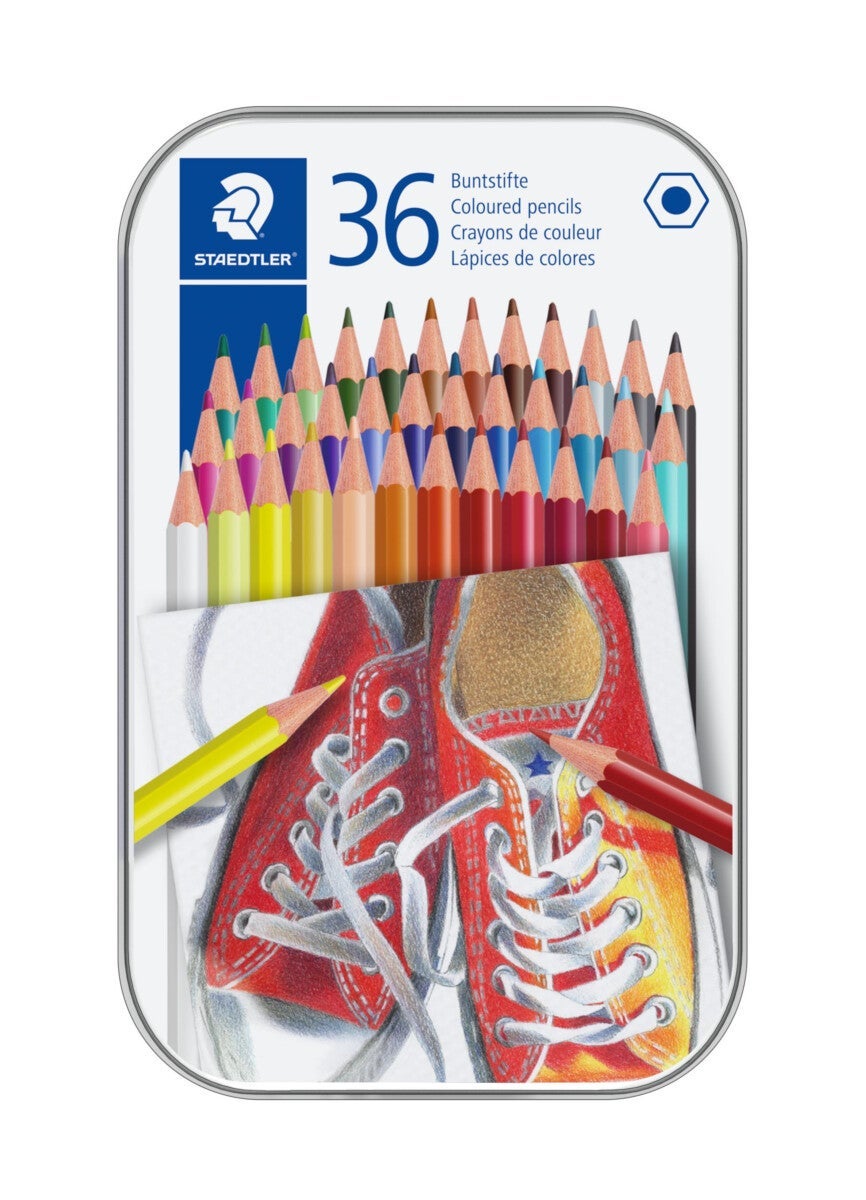 Fargeblyant Staedtler sekskantet (36)