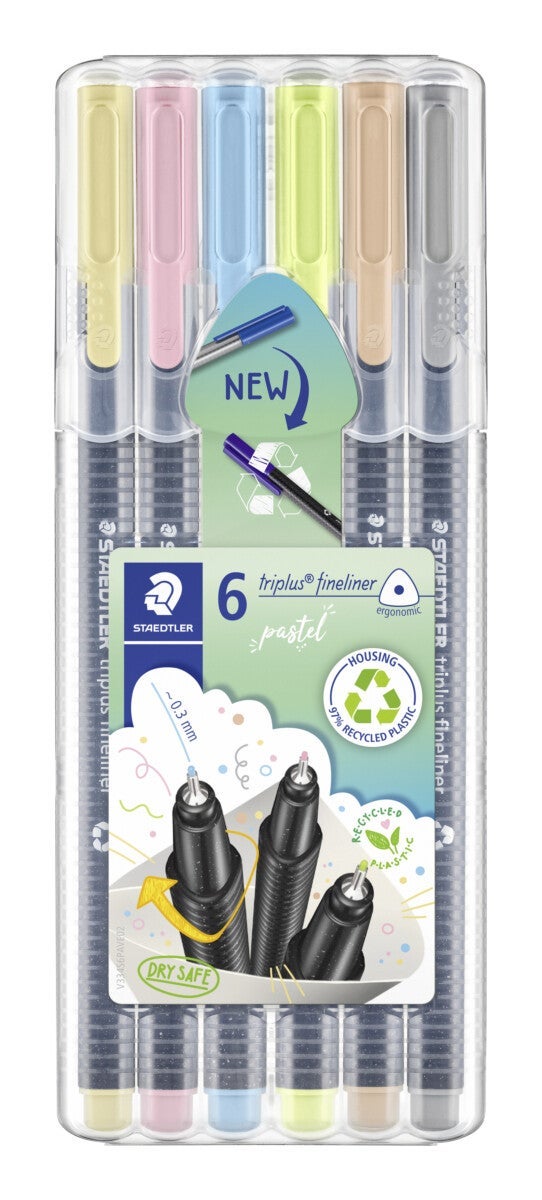 Fineliner Staedtler Triplus pastell (6)