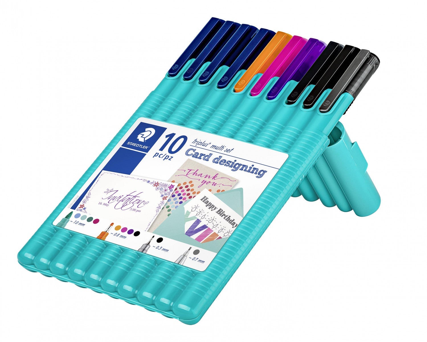Tegnesett Staedtler Triplus Multisett 10pk