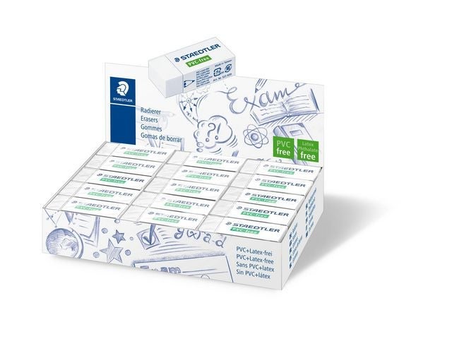 Viskelær Staedtler PVC fritt 45x19x13mm