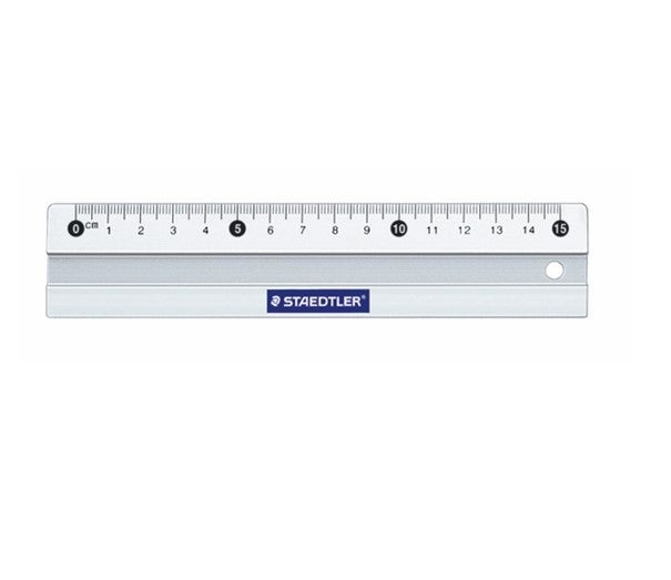 Linjal Staedtler Mars aluminium 15cm
